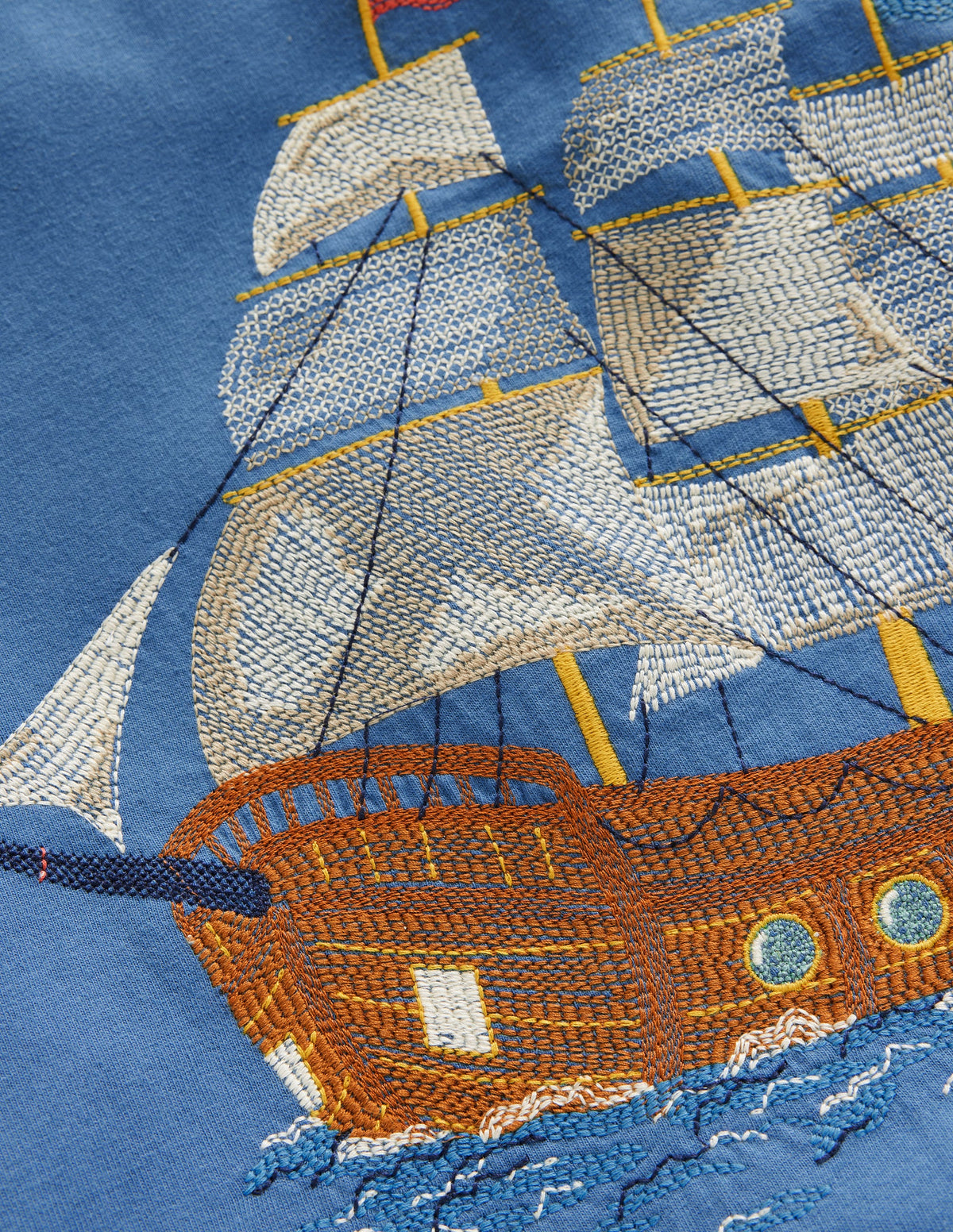 Superstitch T-shirt-Bluejay Pirate ship - Image 6