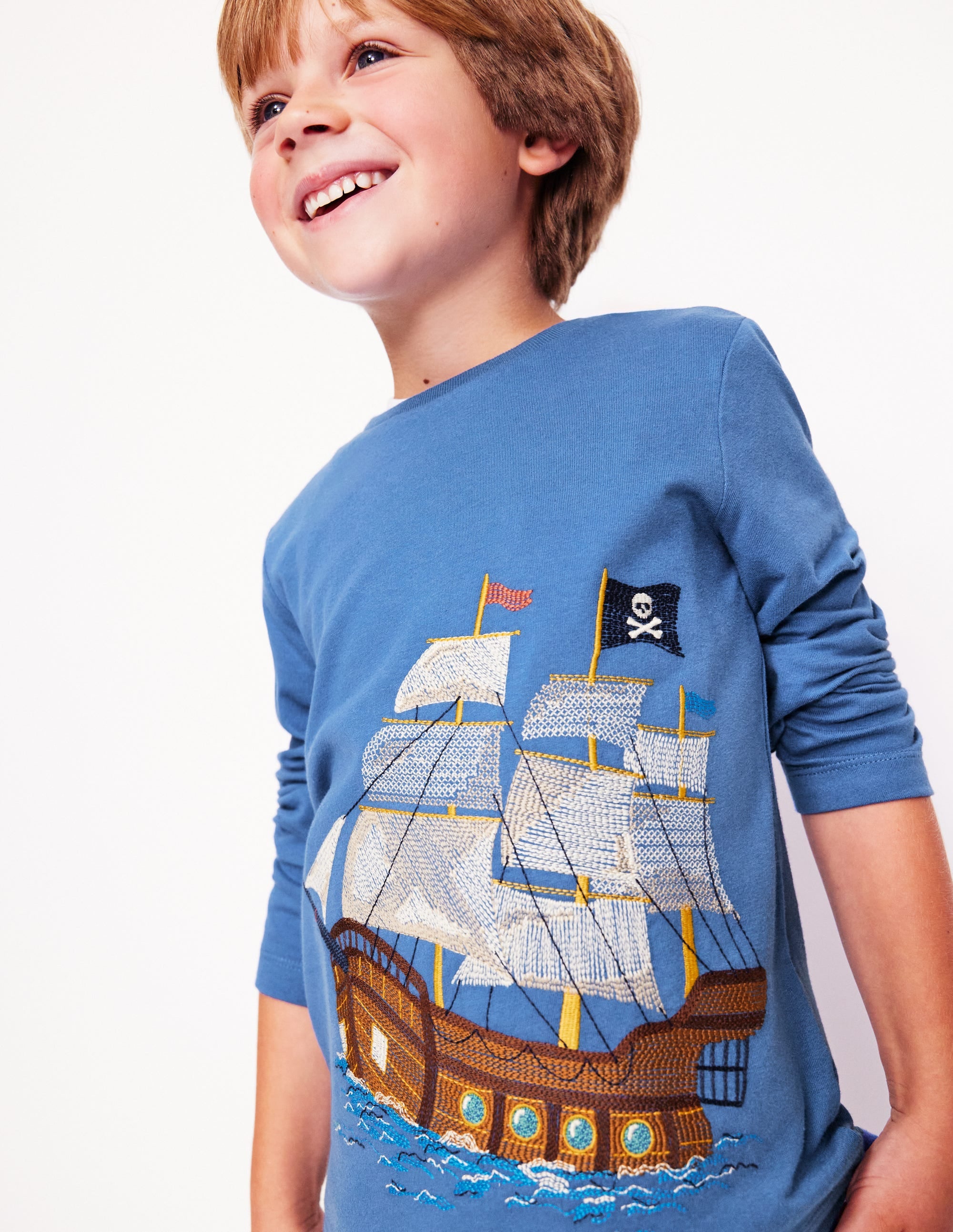 Superstitch T-shirt-Bluejay Pirate ship - Image 3