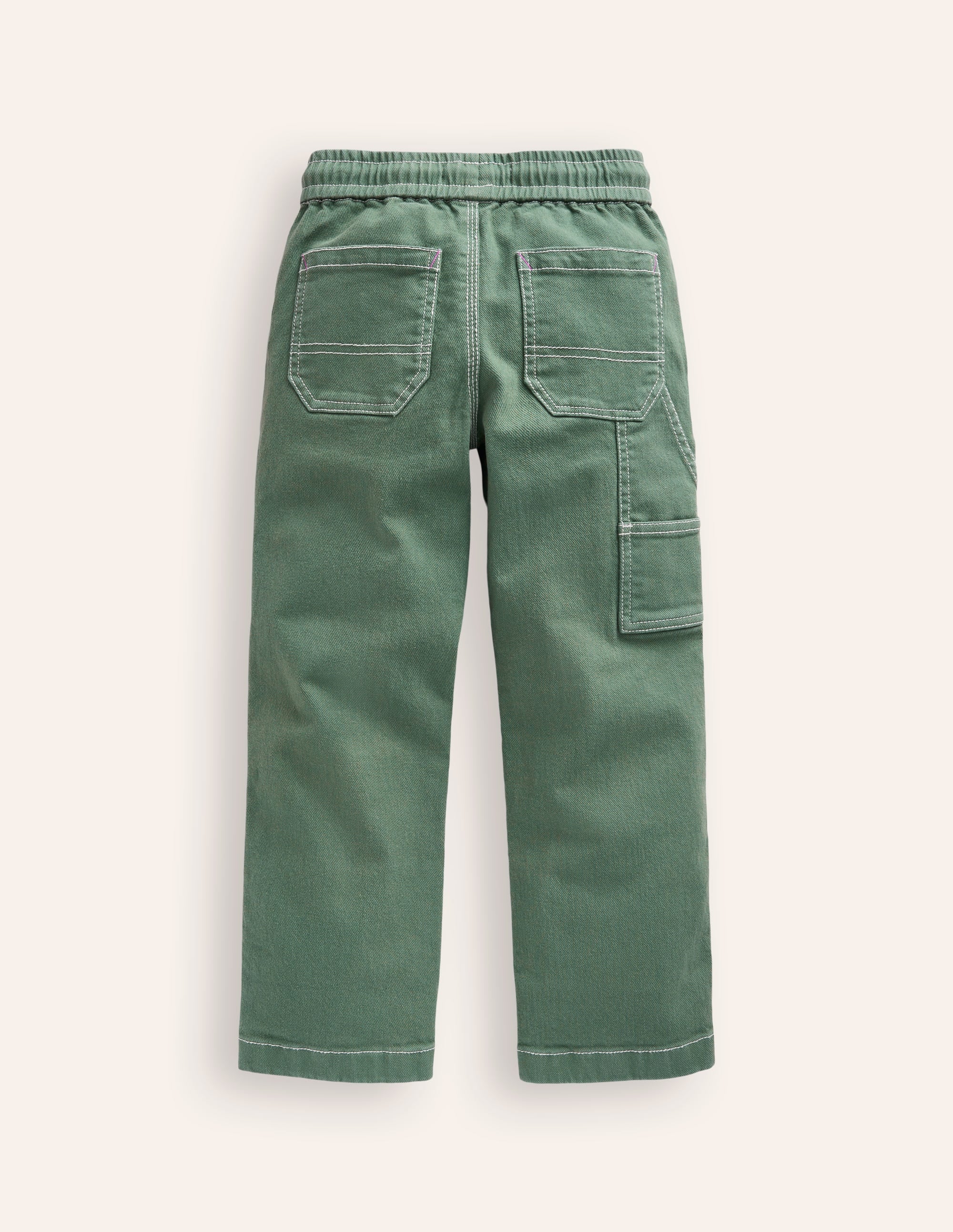Pull-on Pocket Pants-Spruce Green - Image 2