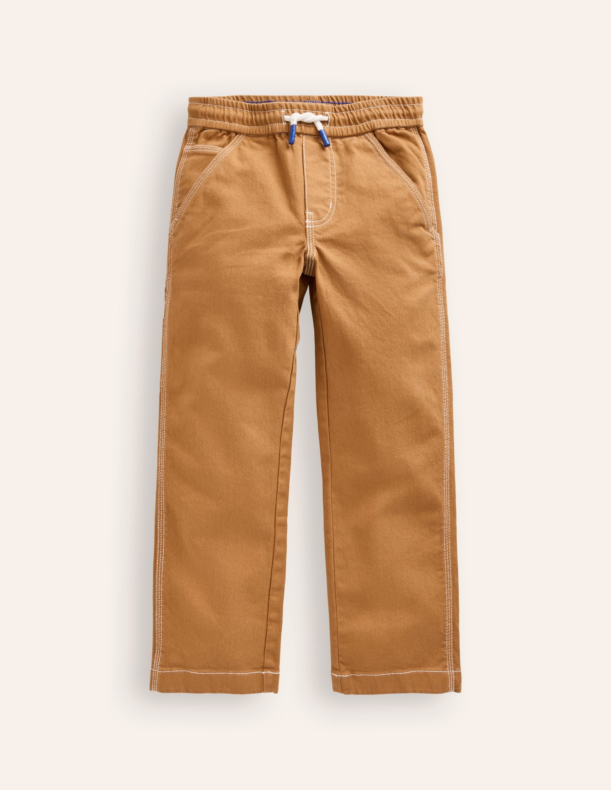 Pull-on Pocket Pants-Butterscotch Brown - Image 1
