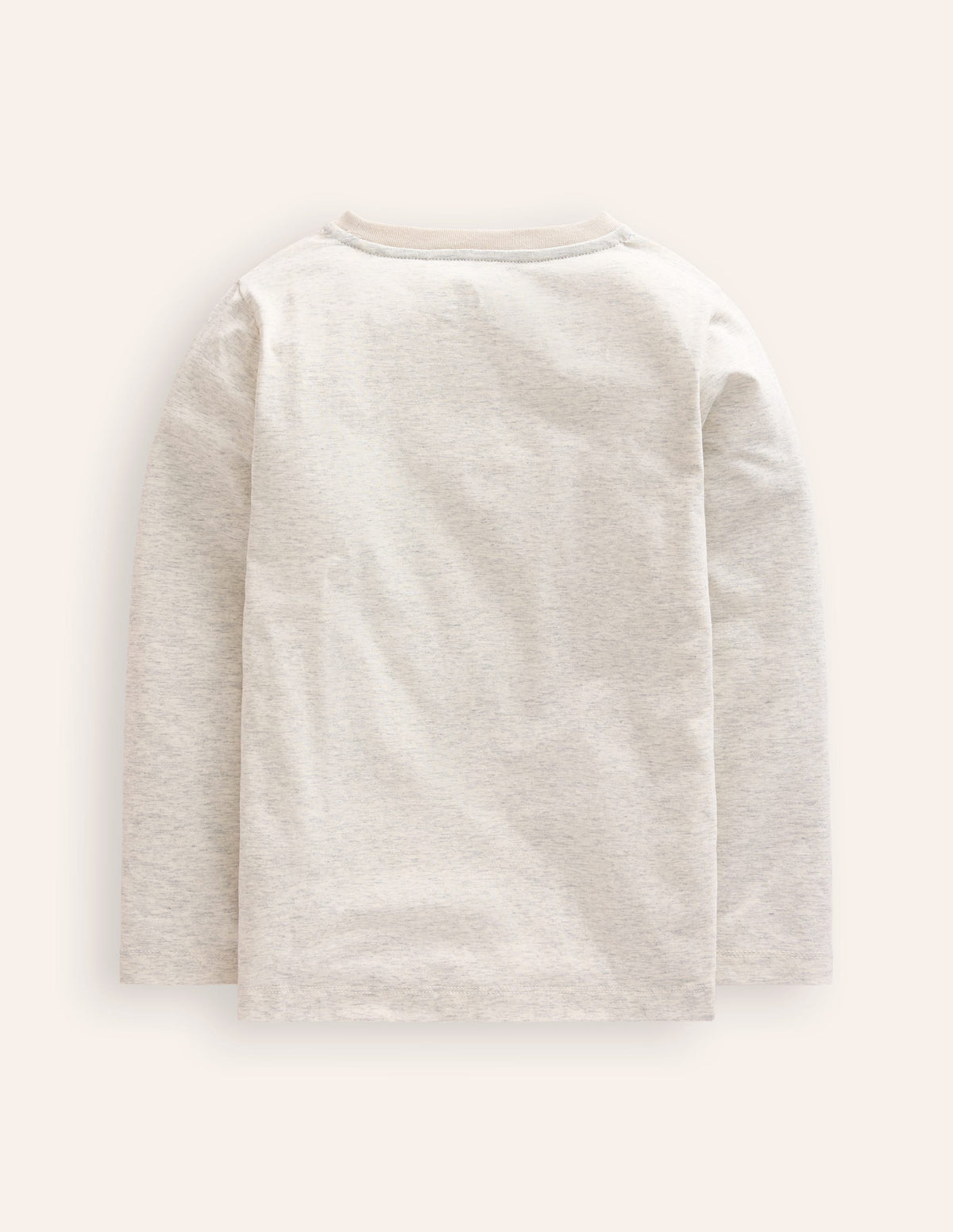 The Janet Applique T-shirt-Oatmeal Marl Janet - Image 2