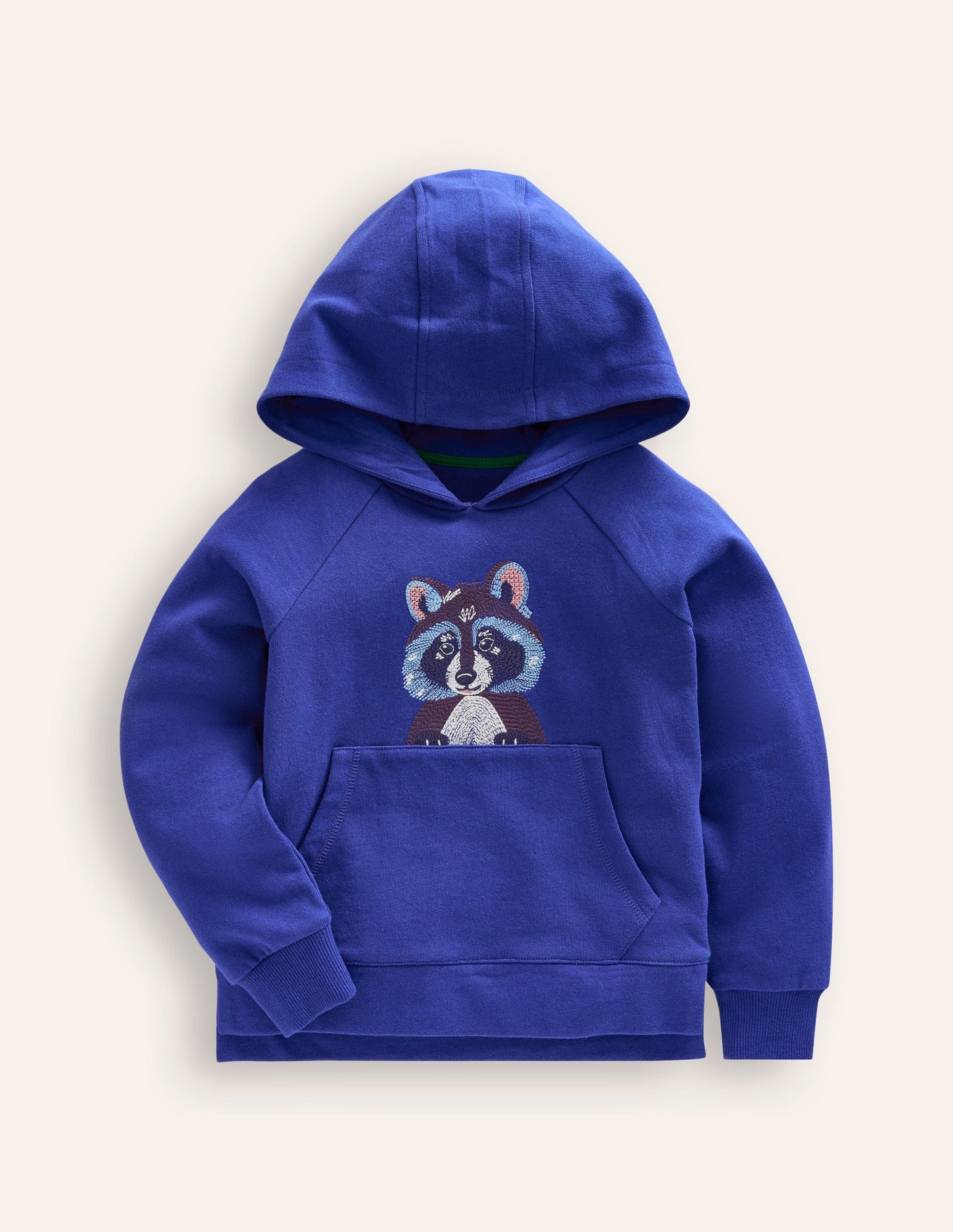 Superstitch Hoodie-Brilliant Blue Raccoon