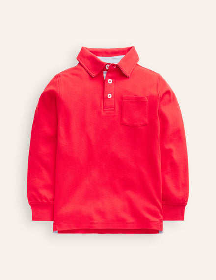 Supersoft Polo Shirt-Poppy Red