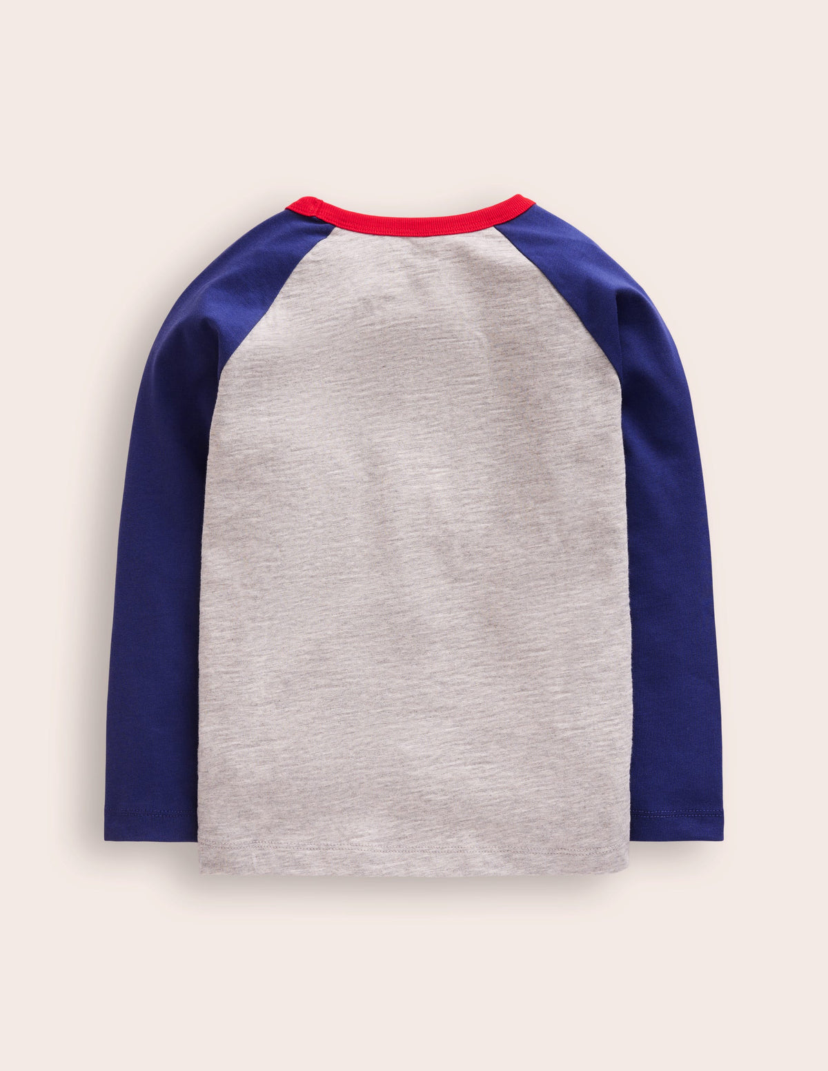 Festive Raglan T-Shirt-Grey Marl Moo-Dolph - Image 2
