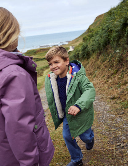 4-in-1 Waterproof Coat-Safari Green