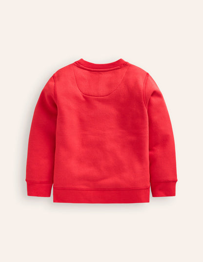 Cosy Festive Sweatshirt-Poppy Red Dog