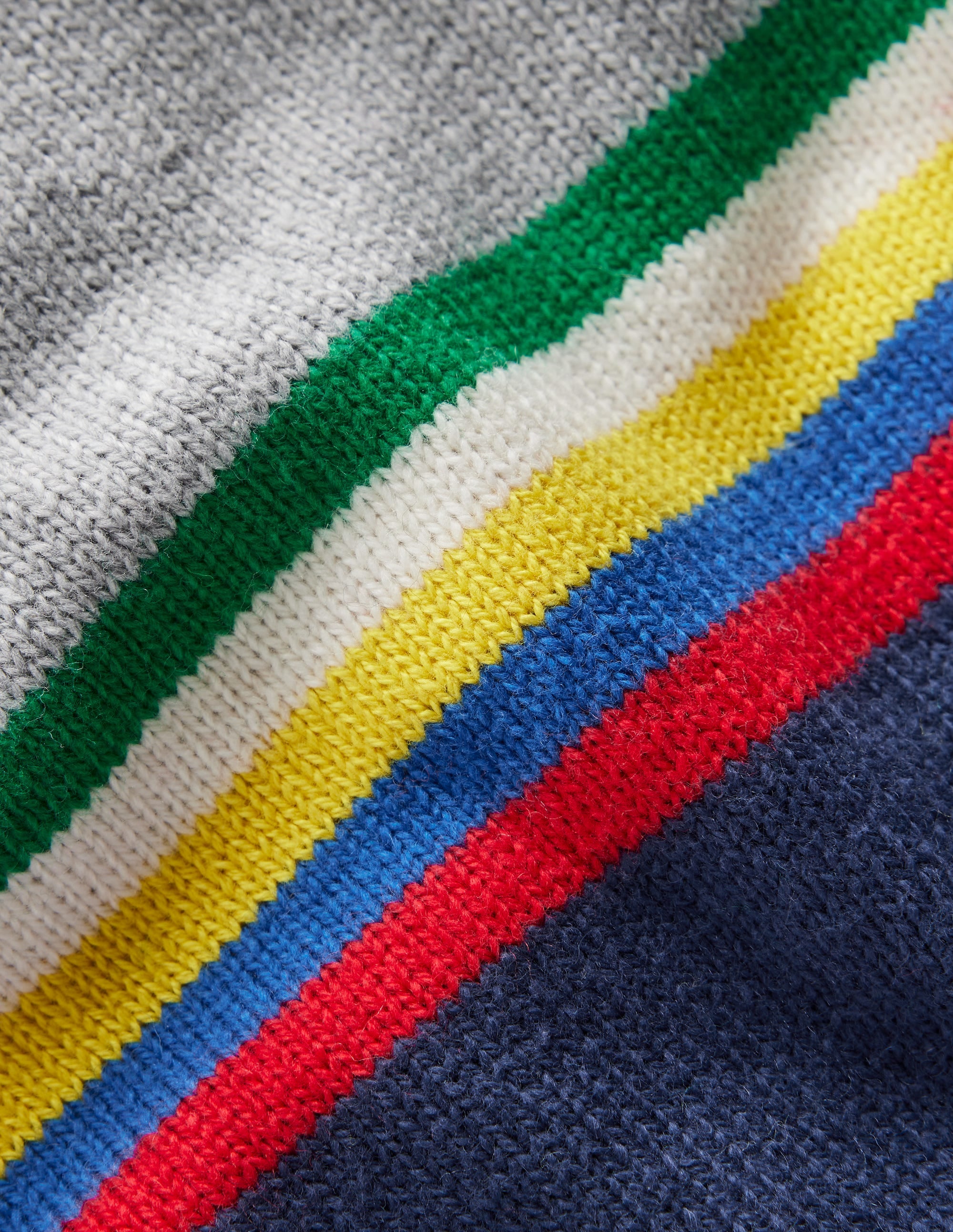 Colour Block Sweater-College Navy - Image 3