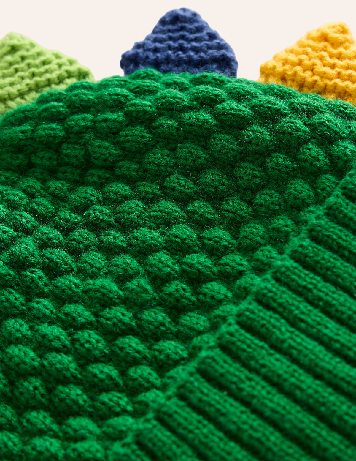Novelty Beanie-Rich Emerald Dinosaur - Image 2