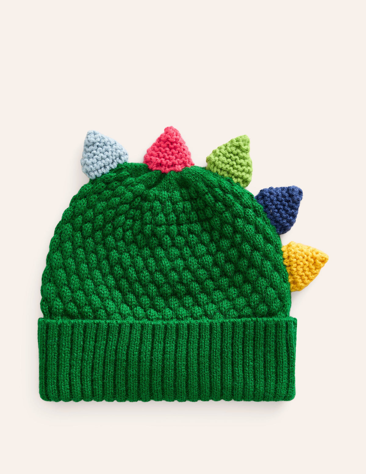 Novelty Beanie-Rich Emerald Dinosaur - Image 1