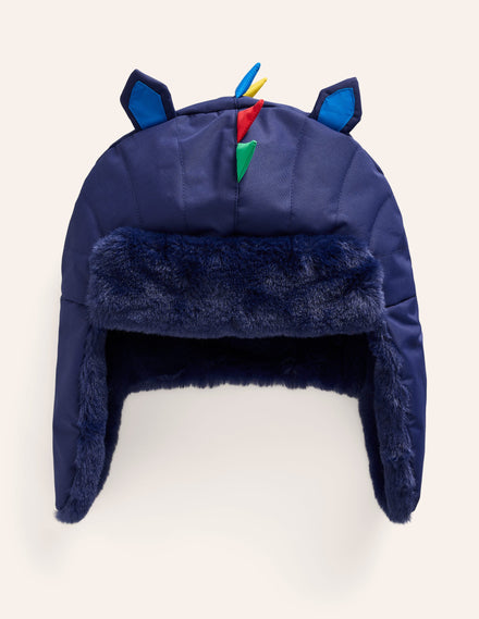 Trapper Hat-College navy