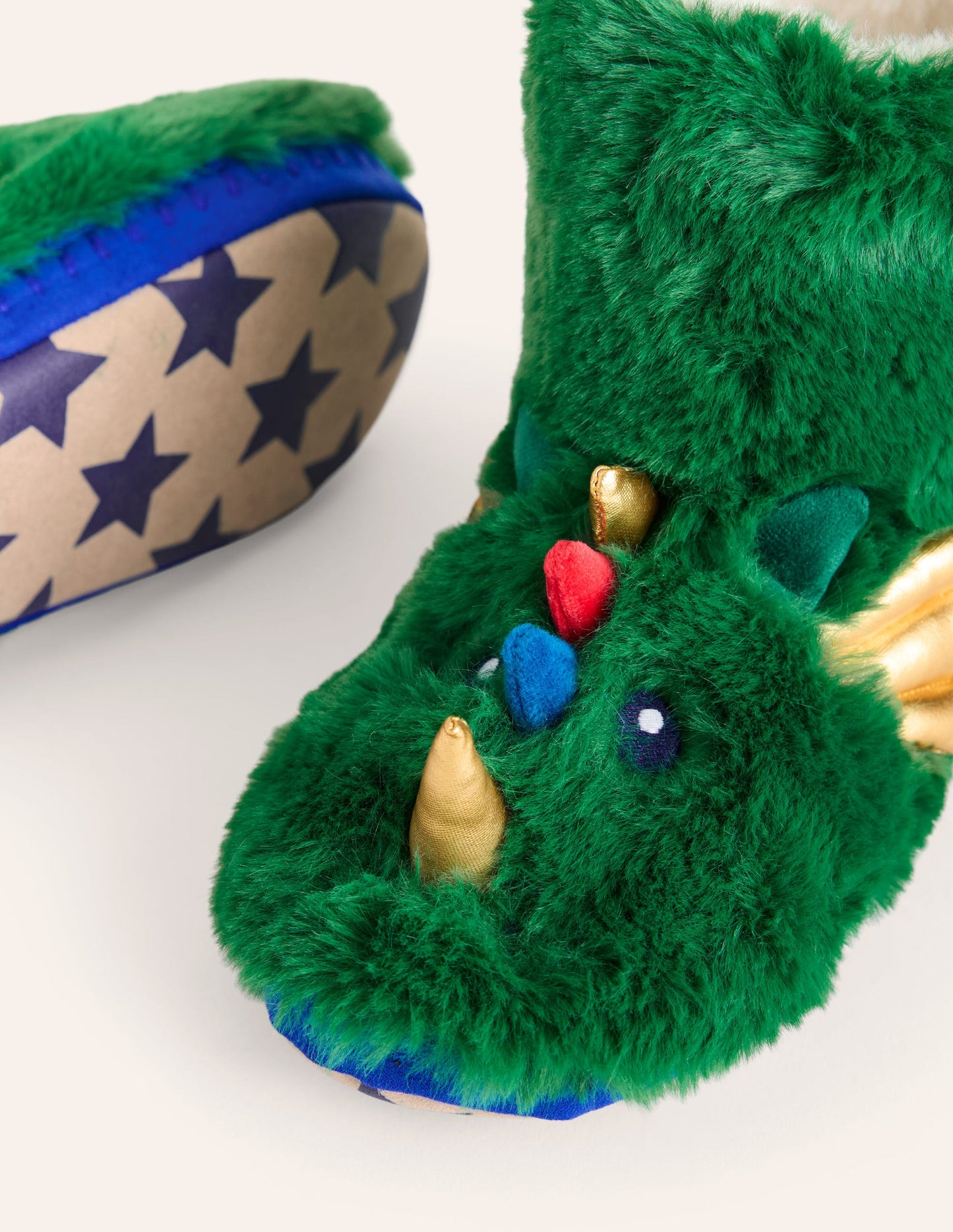 Slipper Boots-Jewel Green Dragon