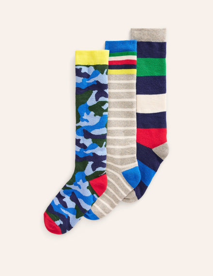 Ski Socks 3 Pack-Multi