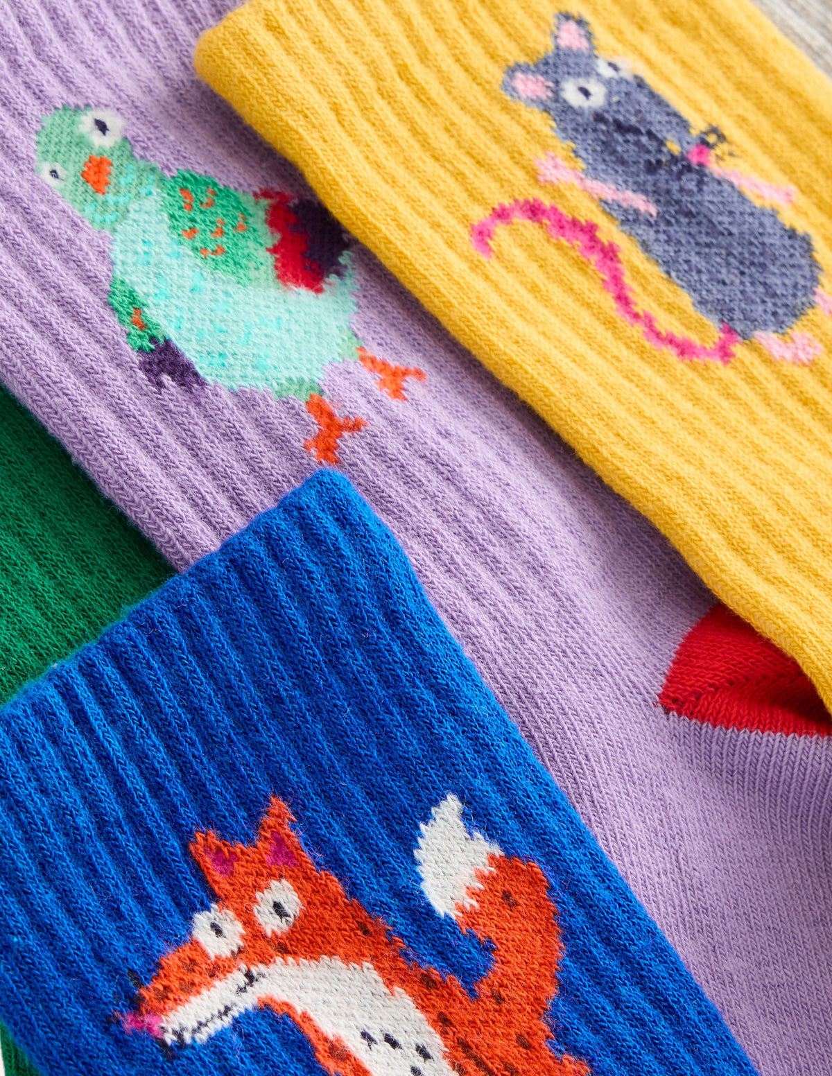 Ribbed Socks 5 Pack-Multi Motifs - Image 2