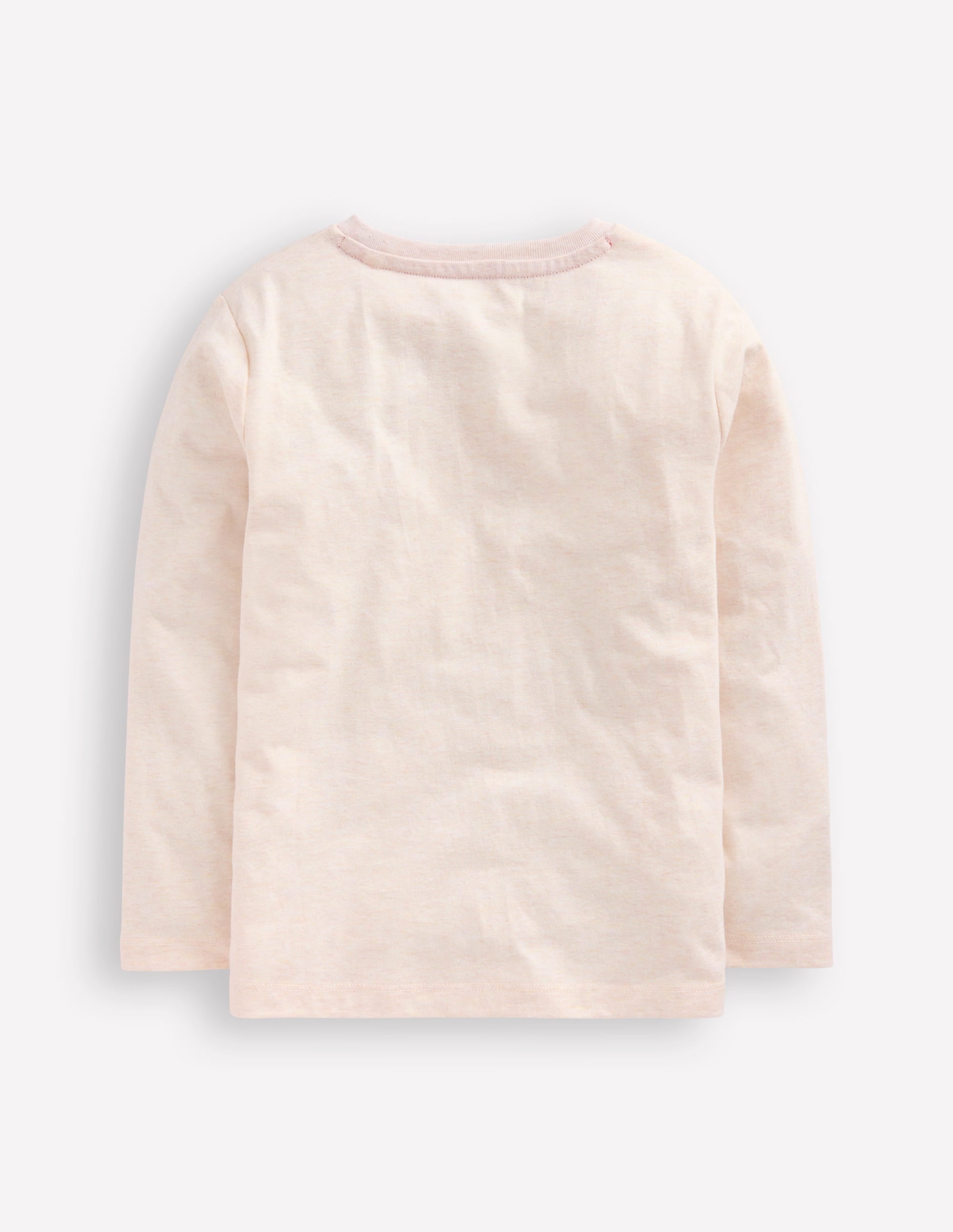 Fun Superstitch Grid T-Shirt-Oatmeal Marl Janet - Image 2