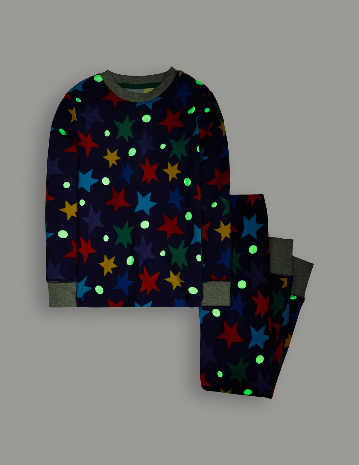 Snug Glow-In-The-Dark Pyjamas-Starboard Blue Stars-4