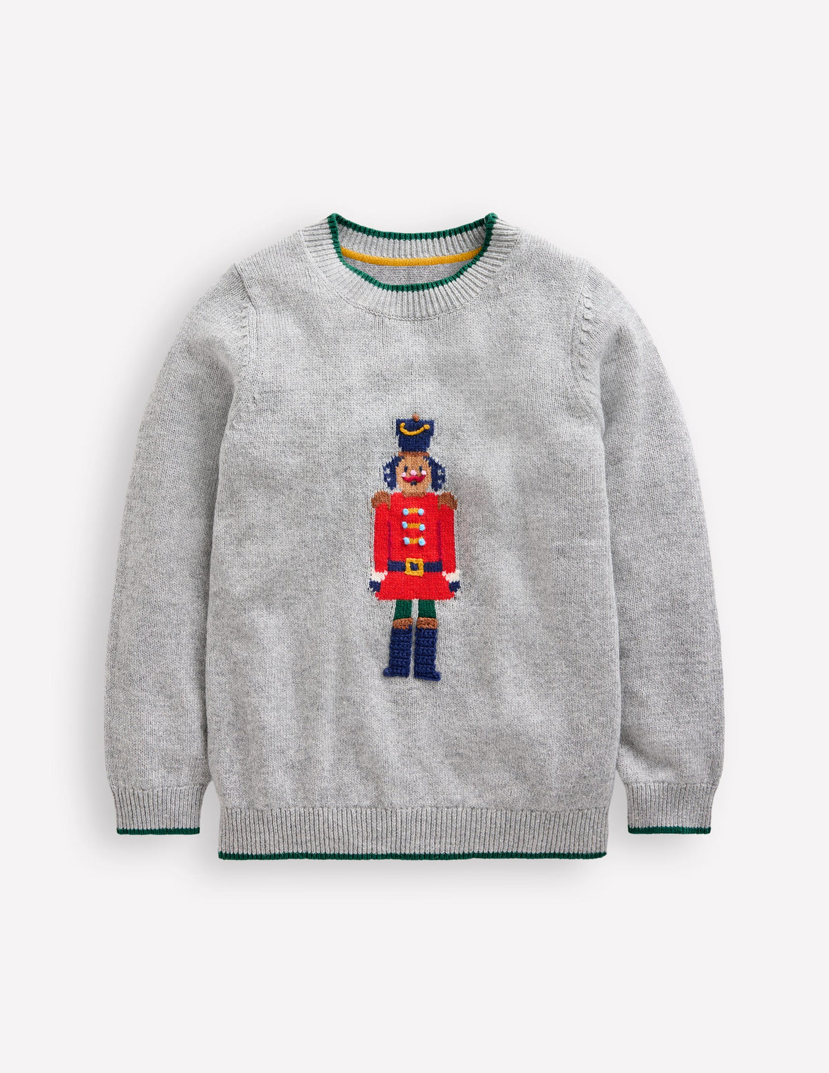 Fun Logo Jumper-Grey Marl Nutcracker - Image 1