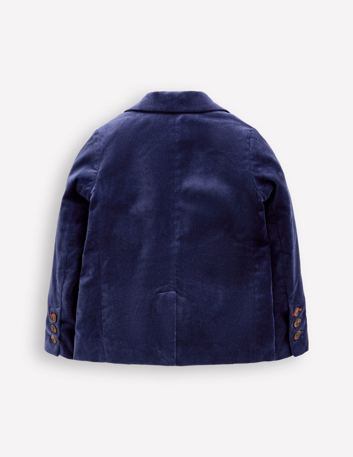 Classic Velvet Blazer-College Navy Velvet - Image 2