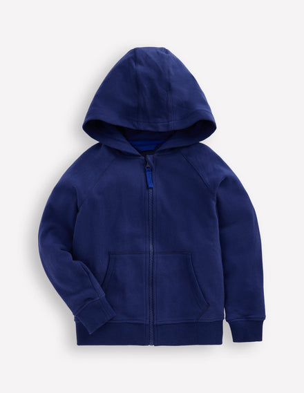 Rainbow Zip-Up Hoodie-Starboard Blue Sun Back