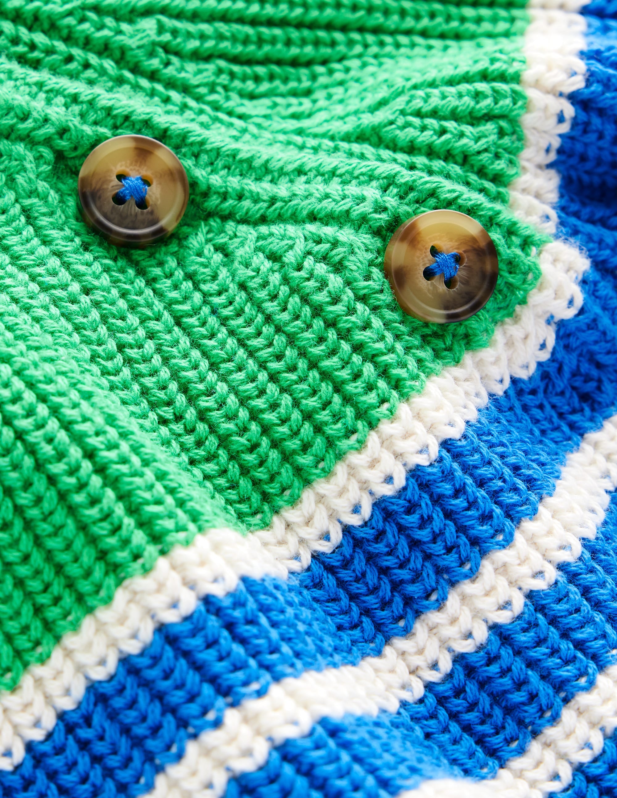 Everyday Cotton Jumper-Kingfisher Blue/Rich Emerald - Image 3