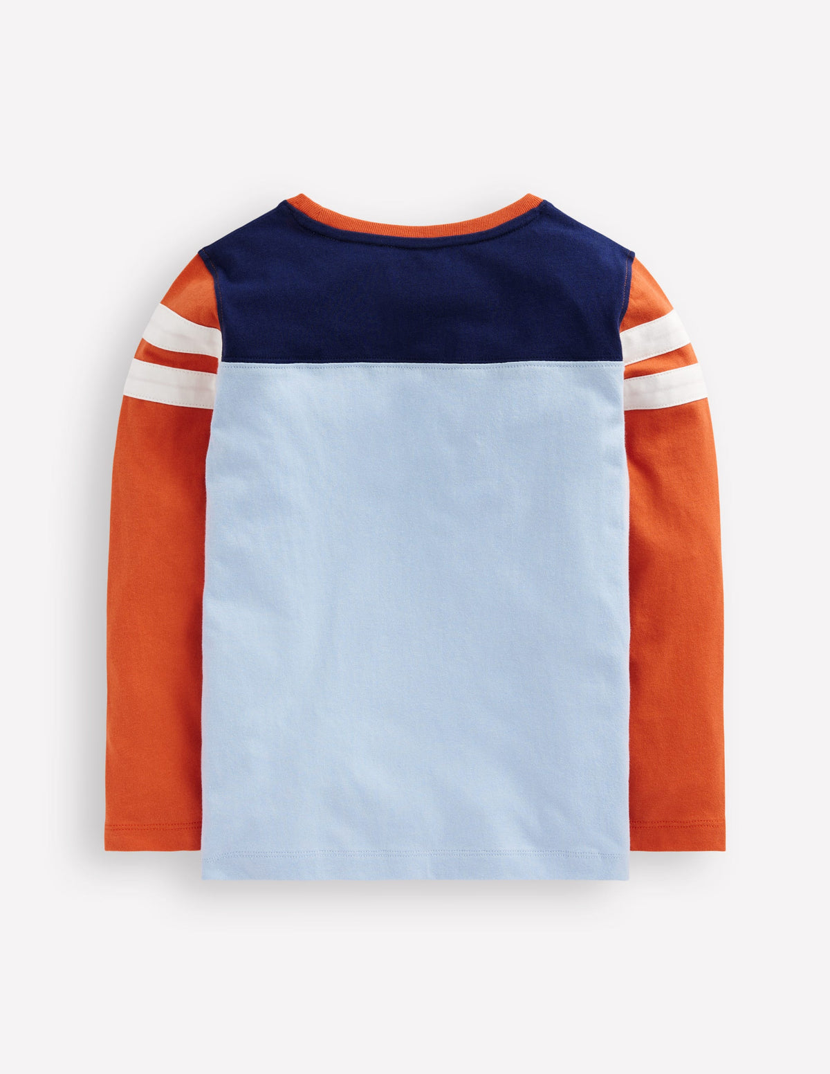 Colourblock T-shirt-Glacier Blue Colourblock - Image 2