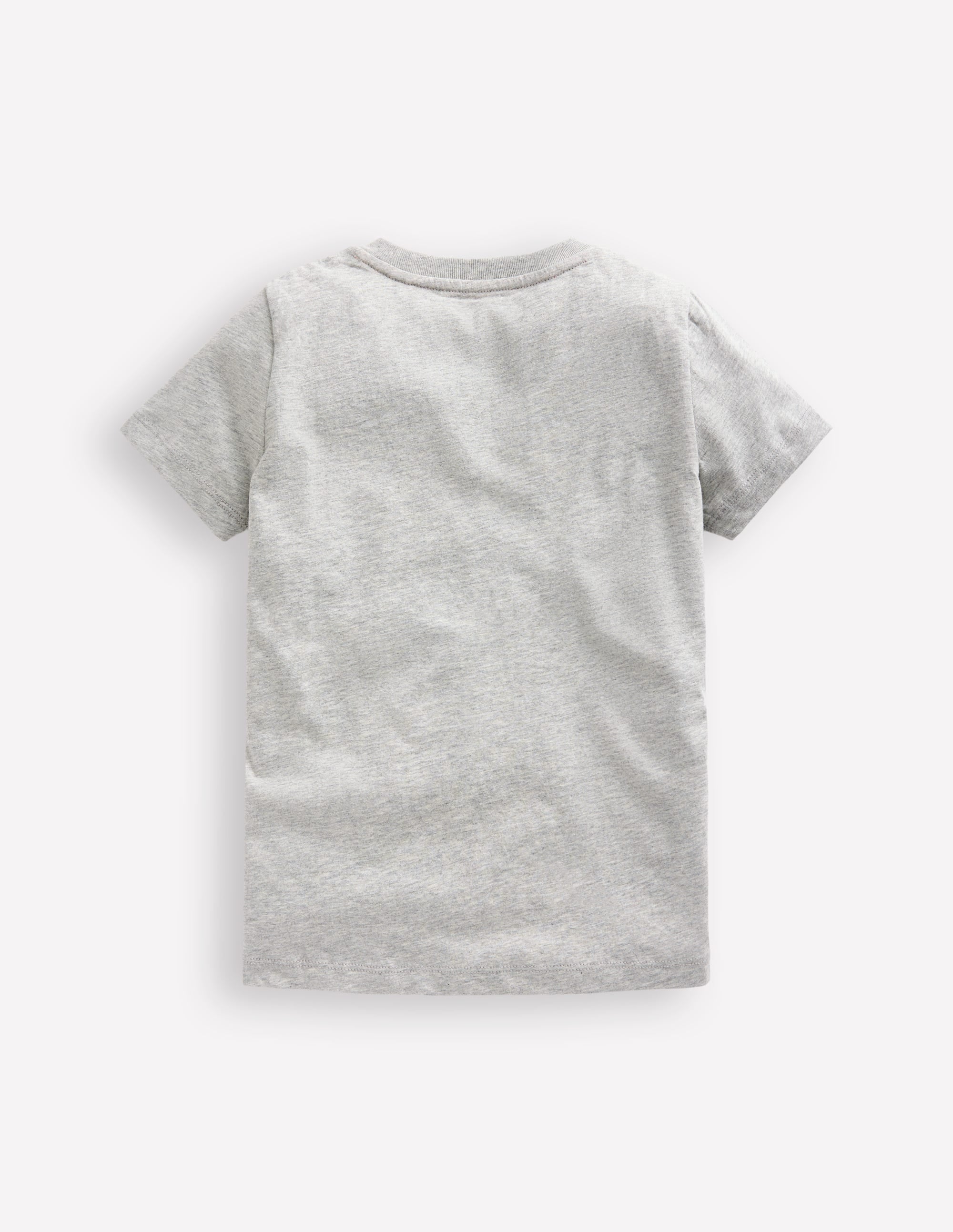 Short Sleeve GITD T-shirt-Grey Marl Dragons - Image 2