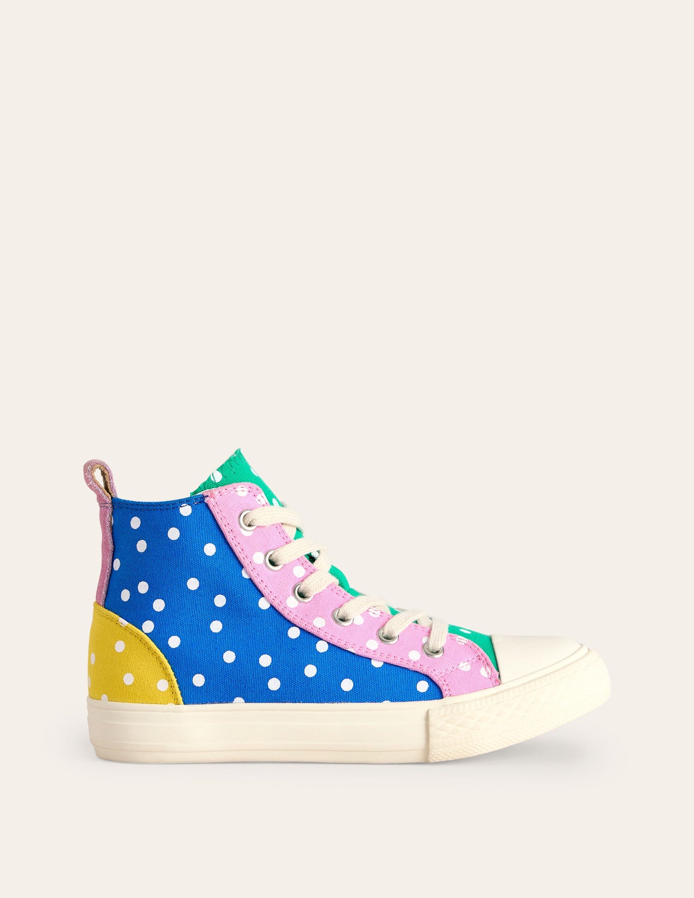 Canvas High Tops-Multi Spots