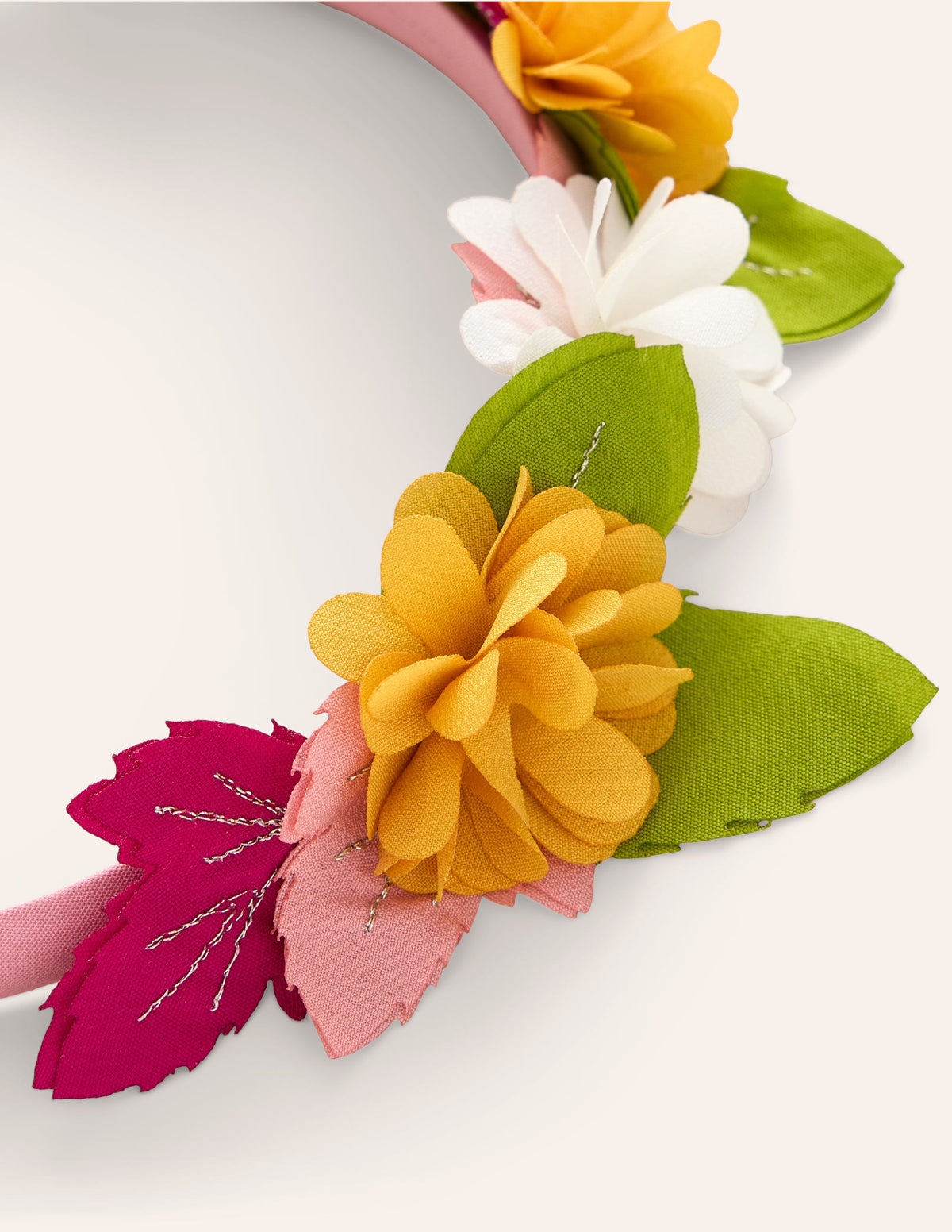 Flower Headband-Multi Leaves-2