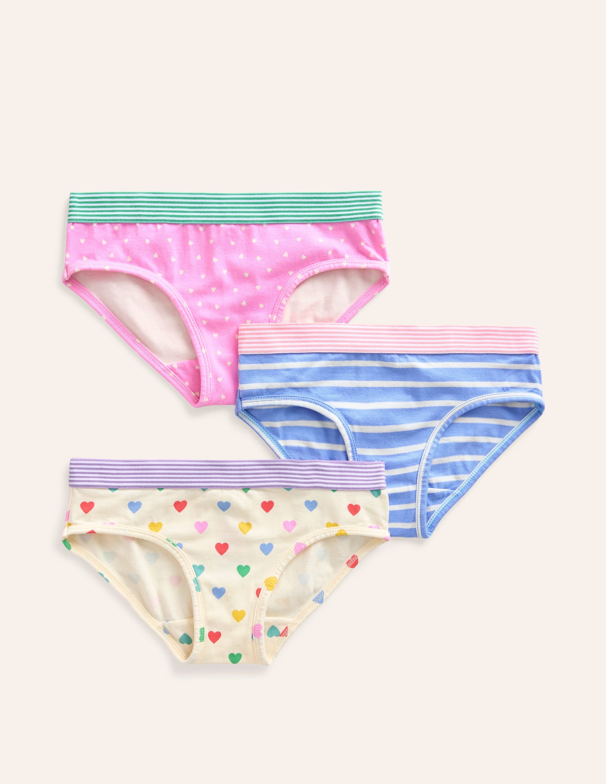 3-Pack Underwear-Multi Hearts-1