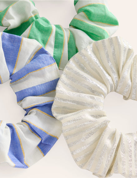 Scrunchie 3 pack-Multi Stripe