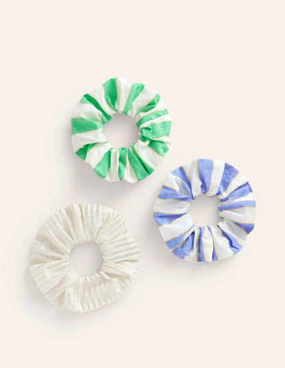 Scrunchie 3 pack-Multi Stripe