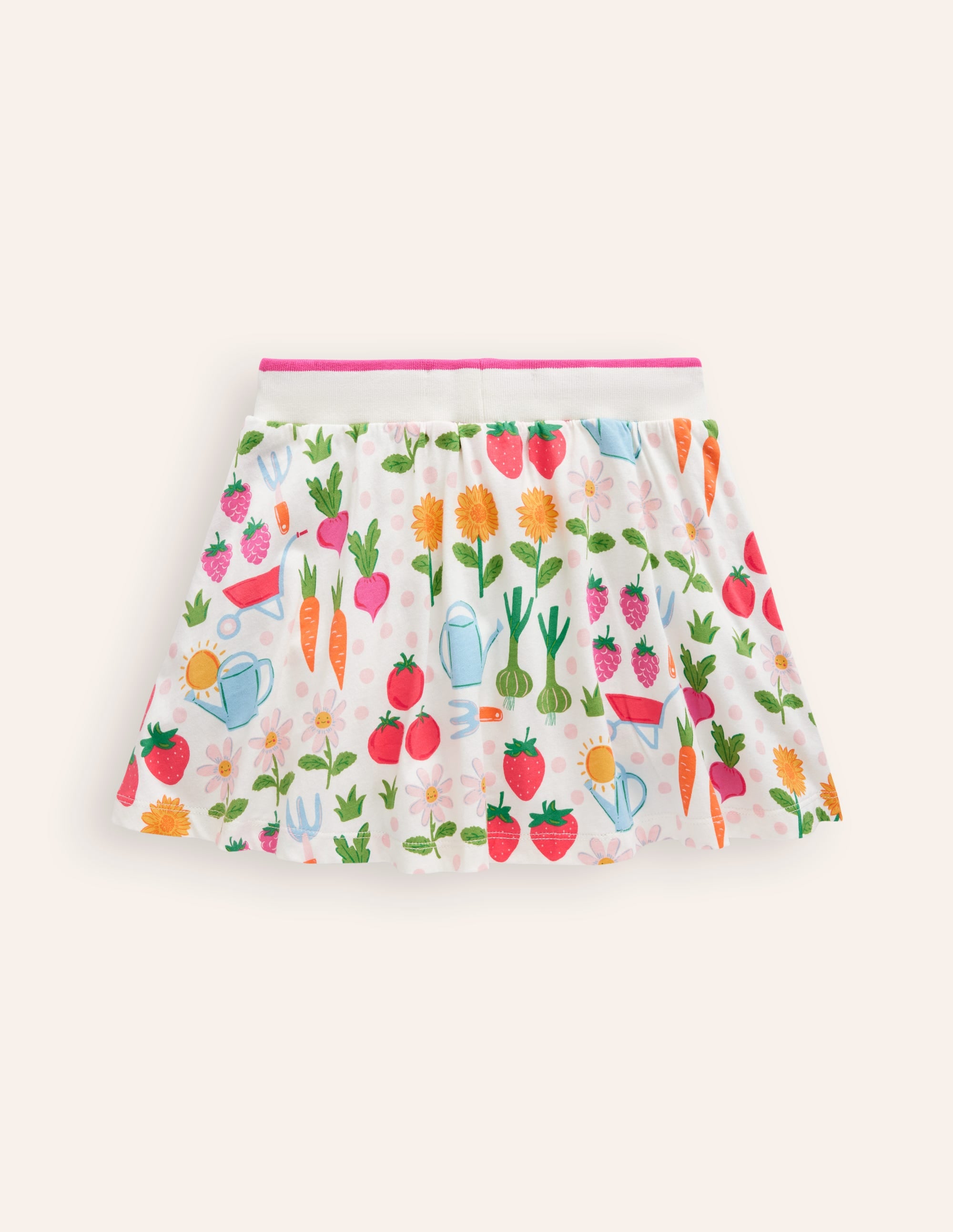 Printed Jersey Skort-Multi Grow Your Own - Image 2