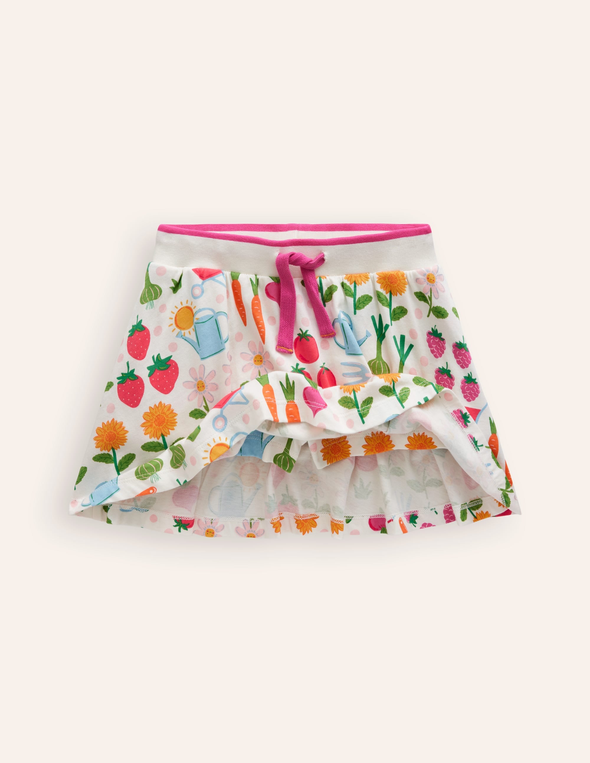 Printed Jersey Skort-Multi Grow Your Own - Image 4