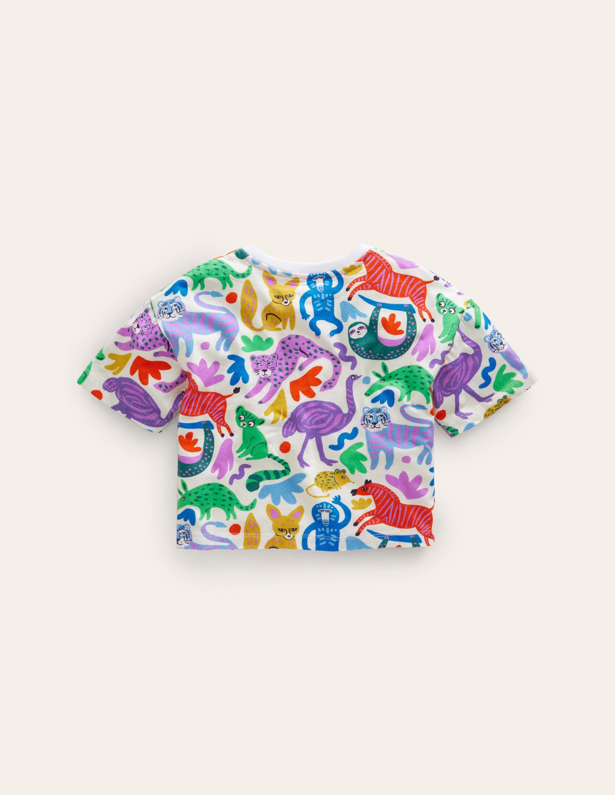 Relaxed T-shirt-Multi Safari Friends - Image 2