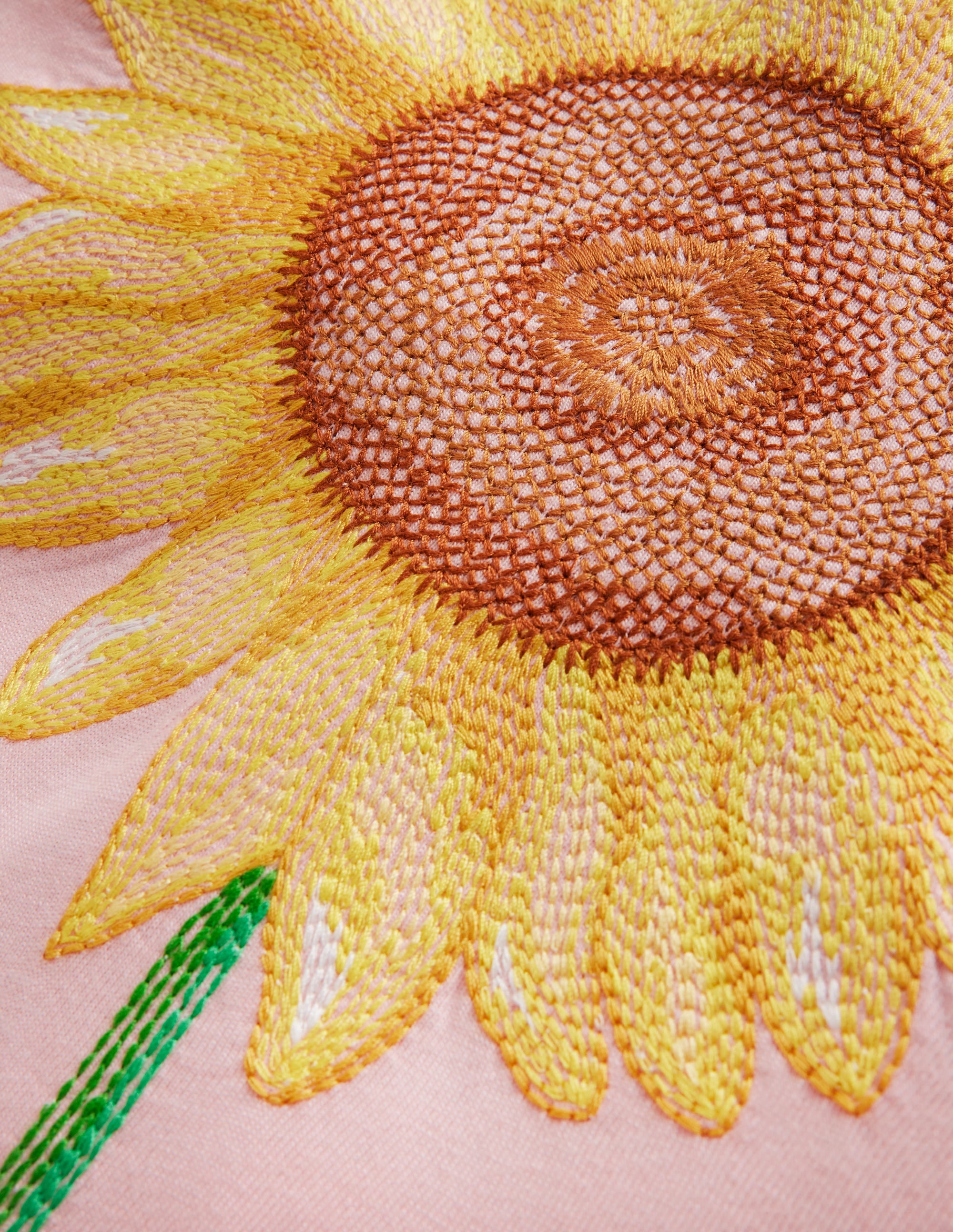 Superstitch Logo T-Shirt-Ballet Pink Sunflower - Image 3