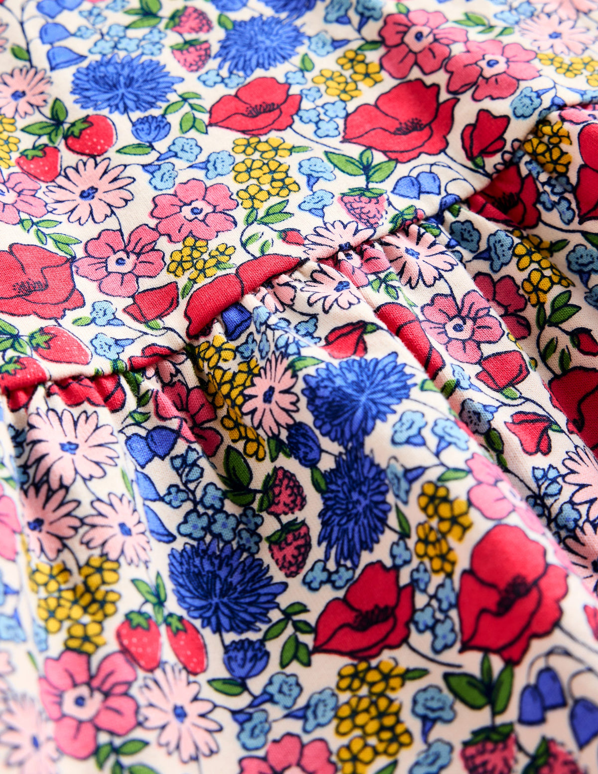 Strappy Drop Waist Dress-Multi Flowerbed - Image 3