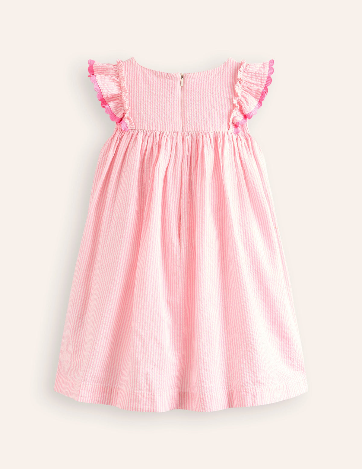 Flutter Fruit Dress-Formica Pink/ Ivory Raspberry - Image 2