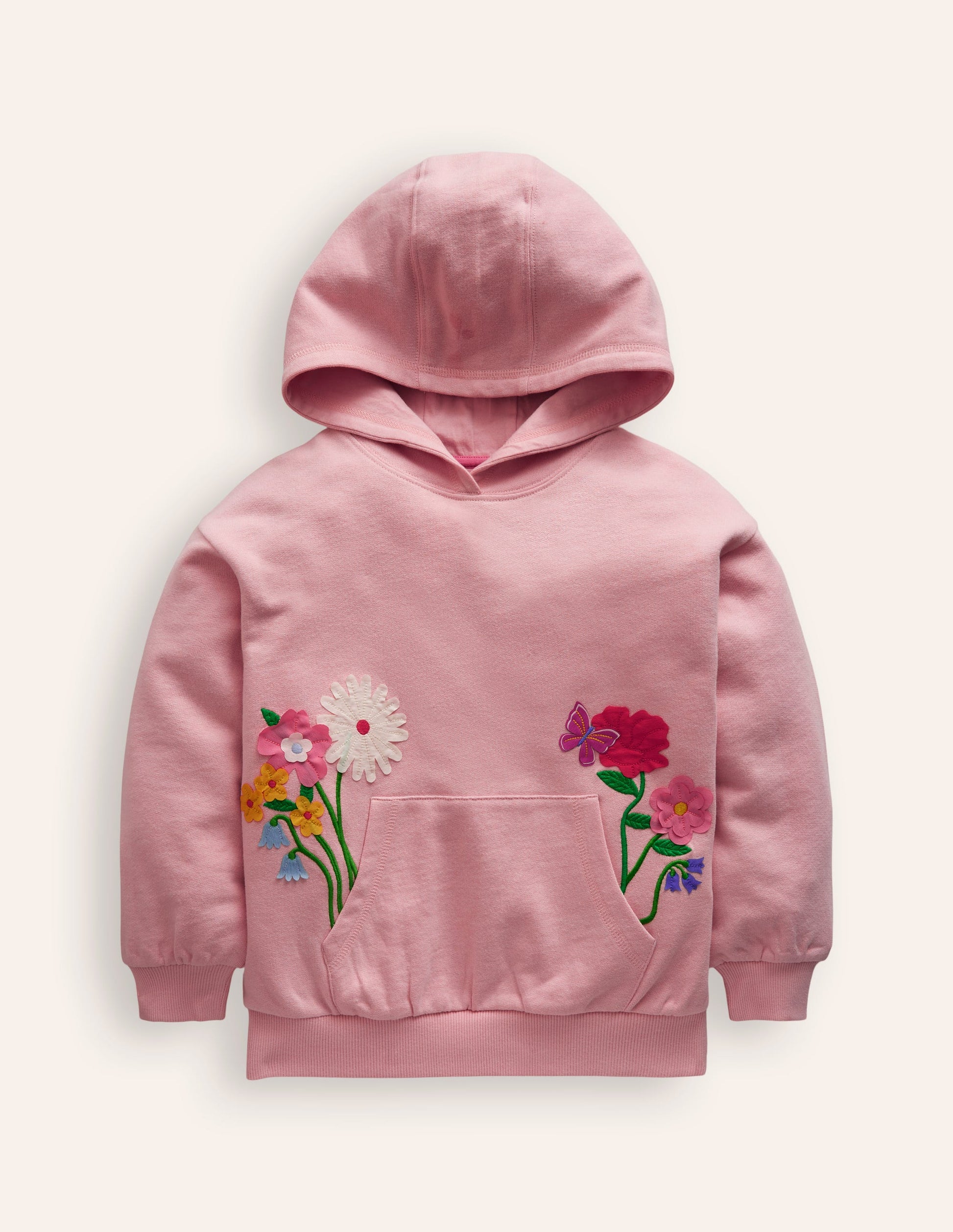 Superstitch Hoodie-Ballet Pink Flowers-1