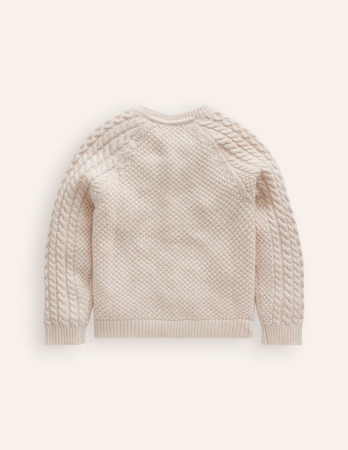 Heritage Cable Cardigan-Ecru - Image 2