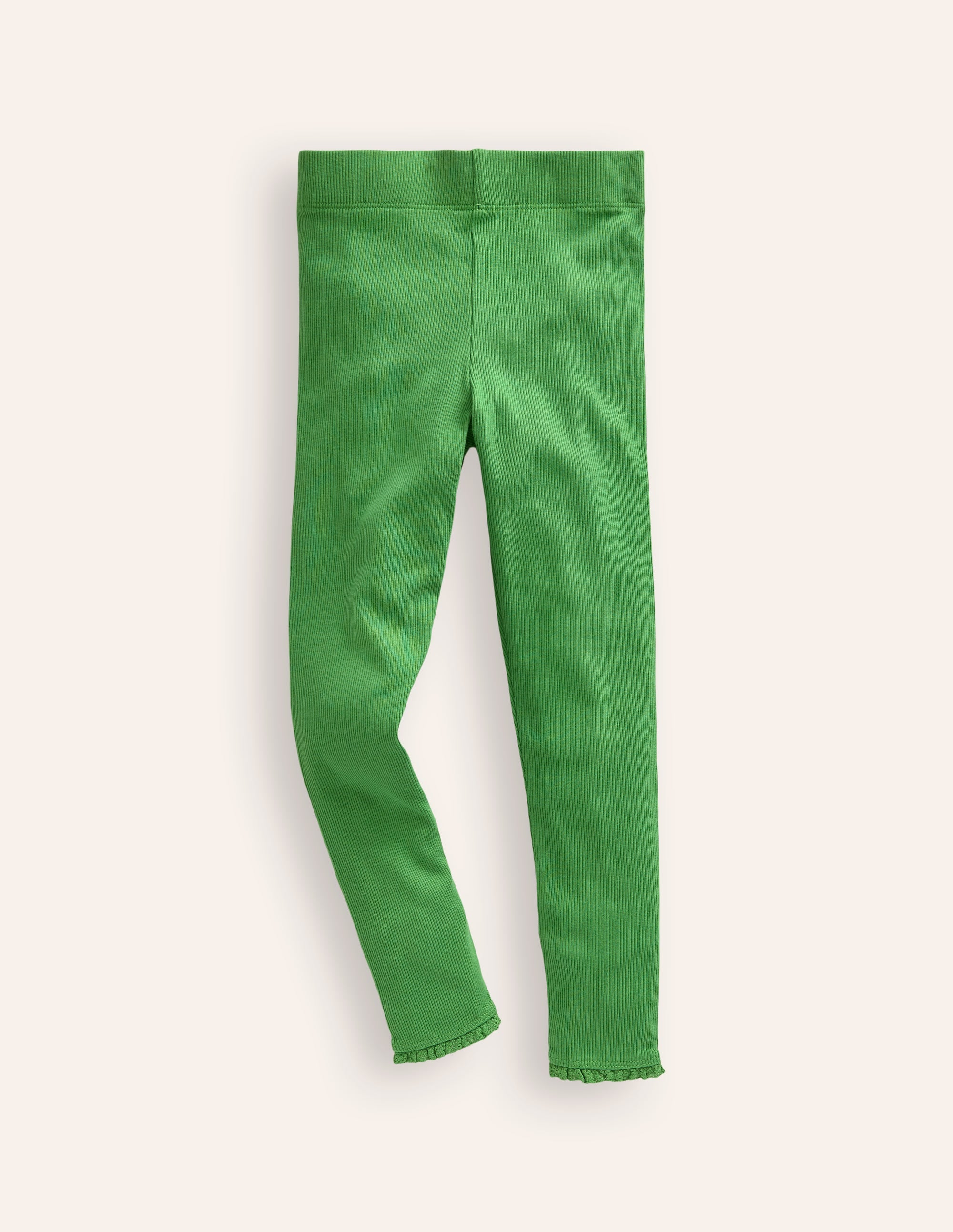 Ribbed Leggings-Iguana Green - Image 1
