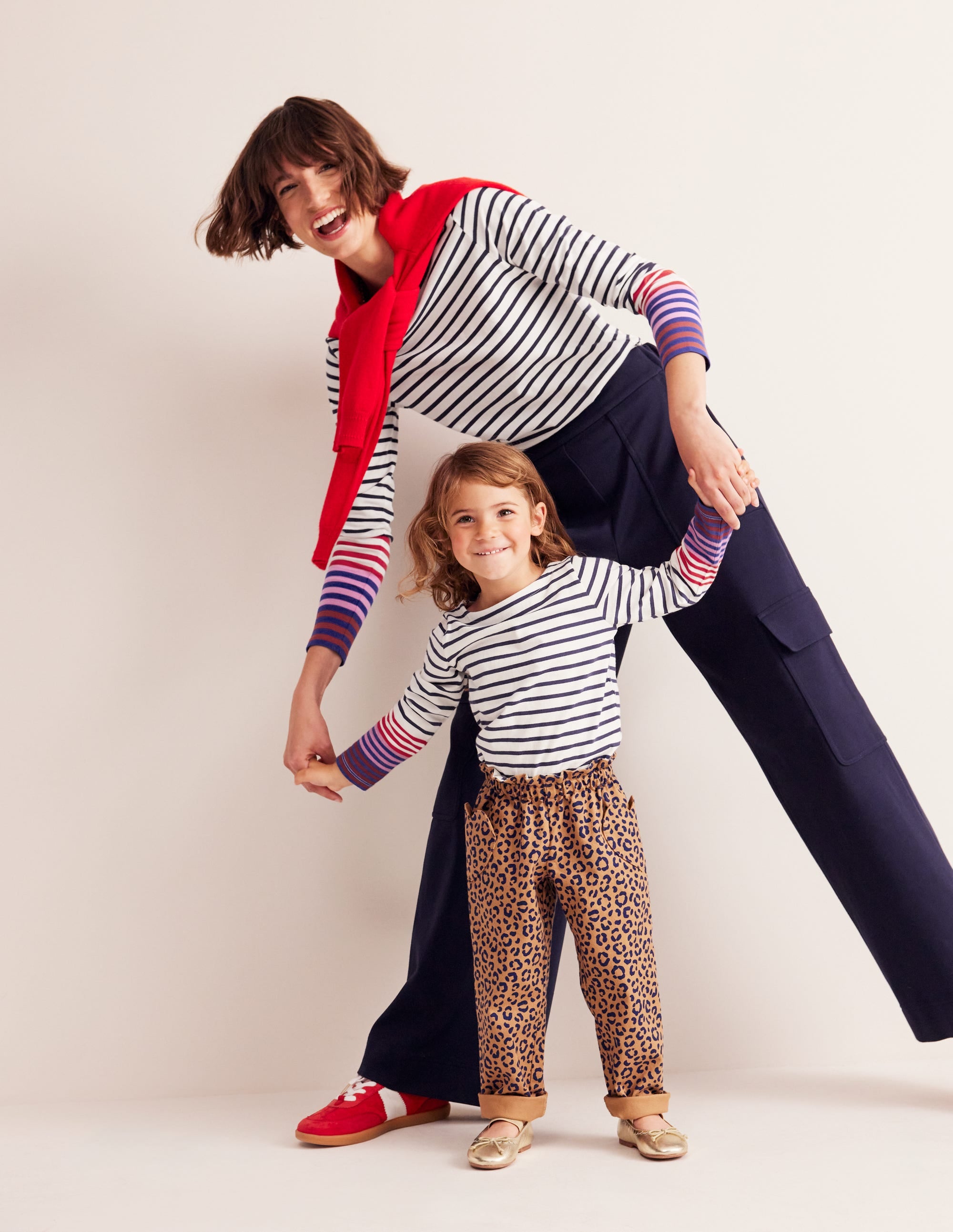 Heart Pocket Pull On Pants-Leopard - Image 4