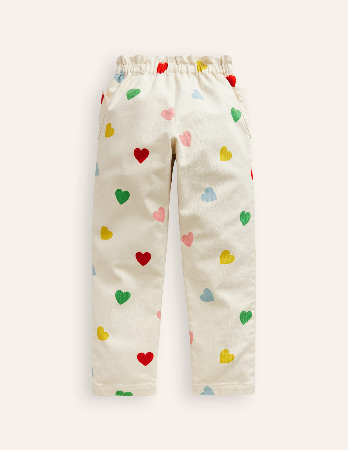 Heart Pocket Pull On Pants-Multi Confetti Heart - Image 2