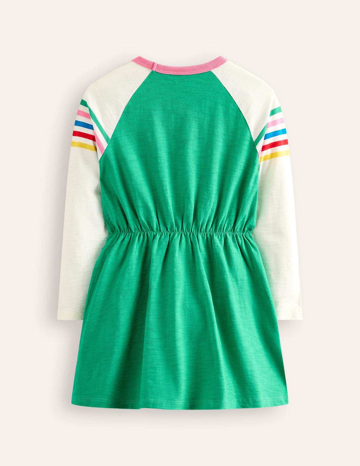Raglan Logo Dress-Topaz Green Sausage Dog-2