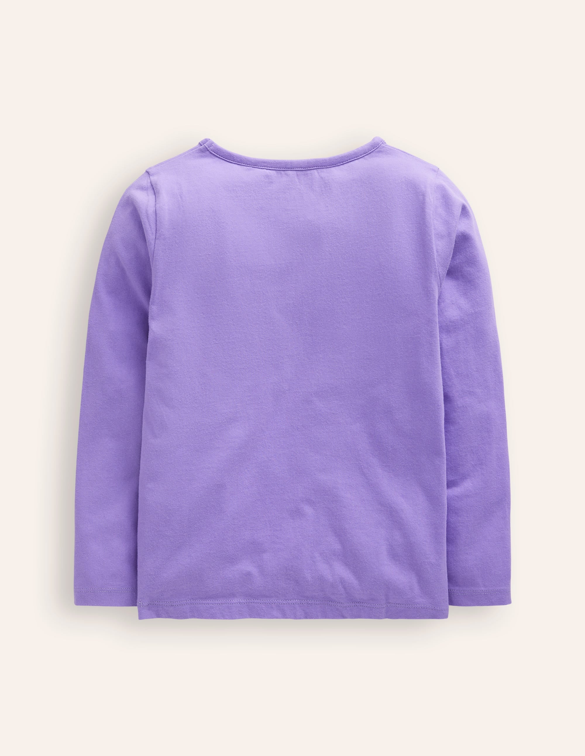 Printed Graphic T-Shirt-Aster Purple Pasta - Image 2