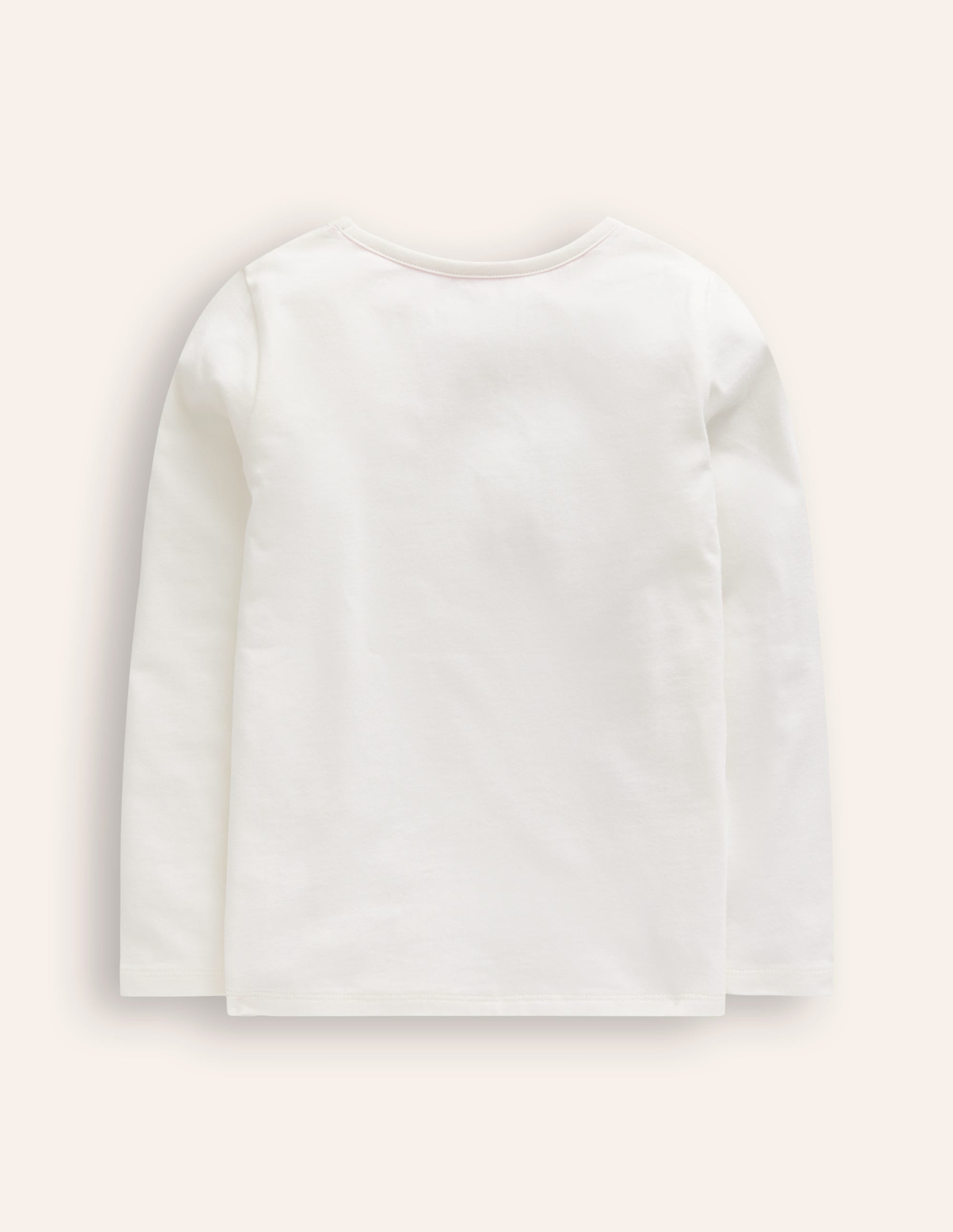 Appliqué Long Sleeve Top-Ivory Queen Mouse - Image 2