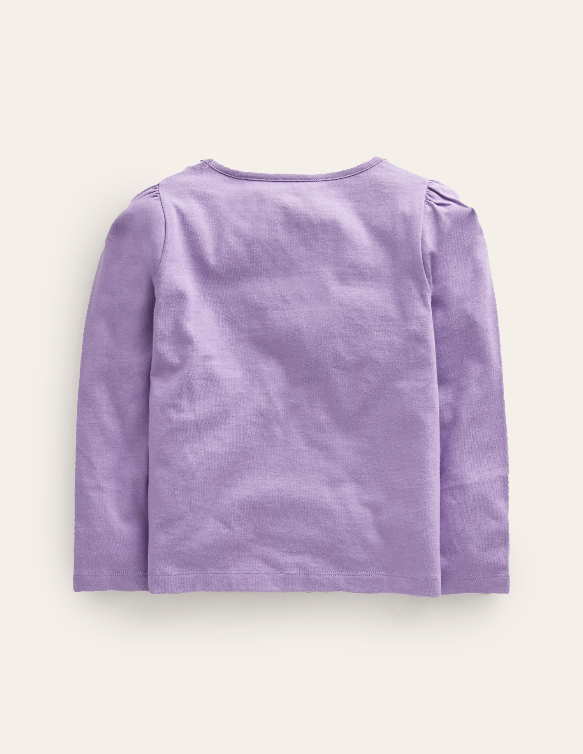 Appliqué Long Sleeve Top-Misty Lavender Dinosaur - Image 2