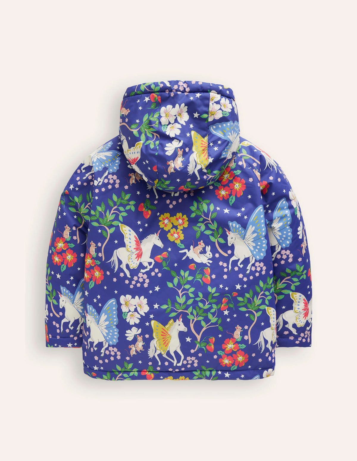 Sherpa Lined Anorak-Blue Enchanted Unicorn - Image 2