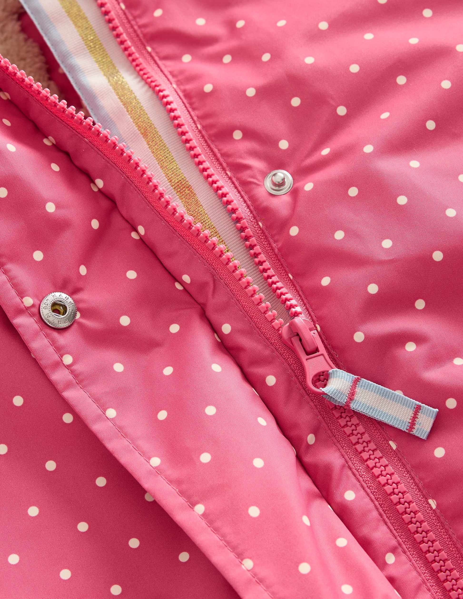 Sherpa Lined Anorak-Rose Pink Peeking Cats-3