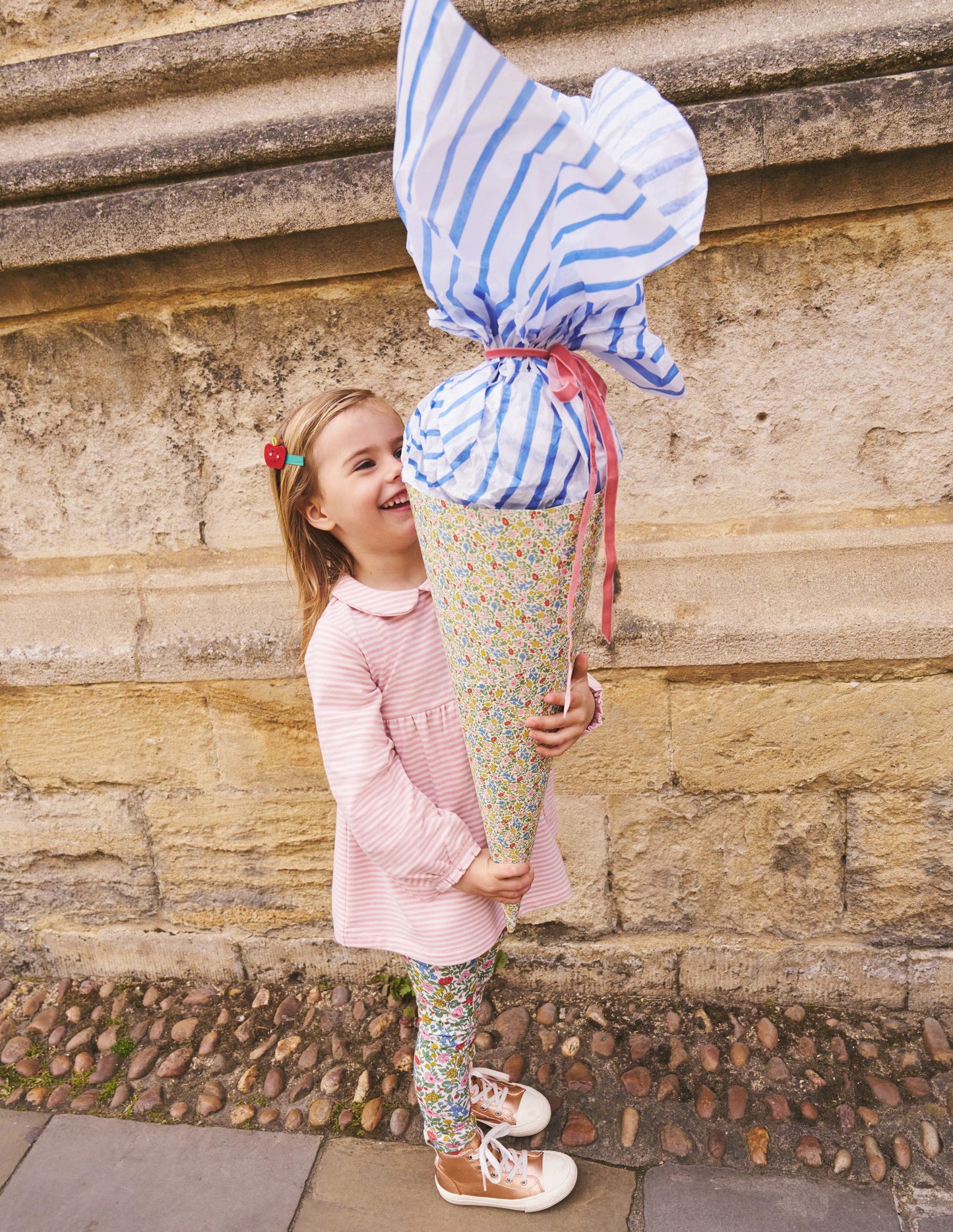 Fun Leggings-Multi Meadow Floral