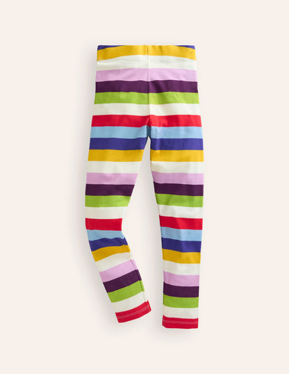 Fun Leggings-Rainbow Multi Stripe