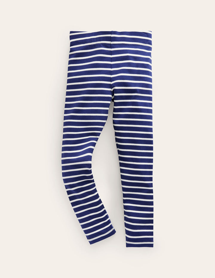 Everyday Fun Leggings-Starboard Blue / Ivory